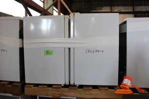16 · 4 X WHIRLPOOL REFRIGERATOR, MODEL: WRO 12SW, ON A PALLET, SOME MARKS (UNTESTED)