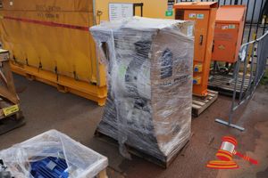 Wilden Diaphragm Pumppn 15-11462, P1500/Psppp/Wfs/Tf/Ktc, S/N: 0021487612, Approx; 970mm W X 560mm D X 1.4m H, Untested, Pallet Wrapped