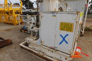 GROUT PUMP, ENGINE DRIVEN, 3/2AH WARMAN PUMP, WITH STAIRED PLATFORM (ASSET#GP04) Auctions Starts in: 7 days 19 hrs 55 mins 34 secs Absentee Bid Light Vehicles, Trucks, Underground Equipment, Lighting Towers, Submersible Pumps & Auto Repair Liquidation Traditional Kalgoorlie Auction AUCTION ITEMS INCLUDE VEHICLES: - ISUZU DMAX - MERCEDES BENZ T/TOP - HINO TRAY TOP - FRANKLIN HUNTER CARAVAN TRUCKS: - HINO SERVICE TRUCK - CAT WATER TRUCK - NISSAN TRAY TOP - HINO TRAY TOP PLANT: - TRAILER MOUNTED LI