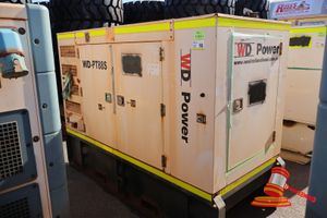 55 · 1 X WD POWER DIESEL GENERATOR, MODEL: WD-PT88S, SN:1914030H22, PRIME POWER 80 KVA, STANDBY POWER 88 KVA, 3 PHASE, PERKINS ENGINE, LEROY SOMER ALTERNATOR, DATED SEPT. 2019, UNTESTED ASSET# GN2038. (B3235971)