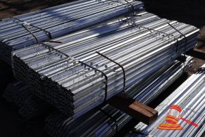 Approx 200 X 1.8m Galvanized Steel Posts, Some Marks