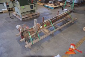 18 · ZF INDUSTRIAL DRIVE SHAFT ASSEMBLY, MODEL PG 100, SN 009973, ON A PALLET, APPROX; 2.6M L (USED CONDITION WITH RUST AND SURFACE WEAR)