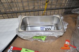 Approx 8 S/S Bain Marie Pan 1/3*100