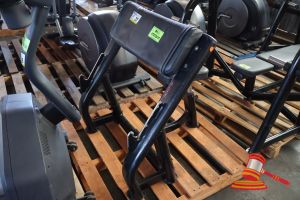 Assisted Barbell Curl Machine, Some Marks, Missing Pin For Seat, Approx; 1.15m W X 870mm L X 940mm H, On A Pallet