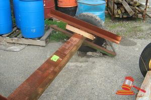161 · AXLE ASSEMBLY ''CUSTOM BUILT'' 15 WHEELS, OVERALL WIDTH 3000mm, 150 x 120mm I BEAM
