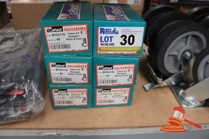 6x BOXES OF EXAFAST GALVANISED CLASS 4.6 HEXAGON BOLTS & NUTS, M10 x 110