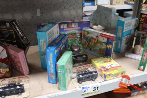 Bundle Of Toys Including: 1x Fire Ball Throw & Catch, 1x Propeller Engines, 1x Popper Magic Game, 1x Killer Bunnies Booster Deck, 1x Quiddler Junior, 2x Centy Crs, 1x Castorland Puzzle, All Unopened