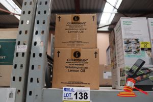 138 · 2x BOXES OF GUARDSMAN REVITALISING NATURAL LEMON OIL, 473ml