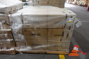 Unios Lighting, Approx 20+ Boxes, Includes: Scope Tr40 Three Circuit Track Spotlight Model: Sctr3002.Tw30.P, Scope Re40 Recessed Spotlight Model: Scre0002.Tb30.P, Particle Small Downlight Model: Part0075.Tb30.P, Various Others (Poss Unused, Boxed) On Pallet