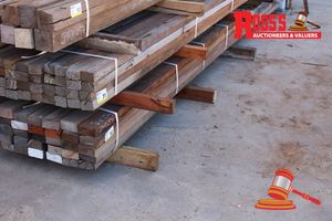 52 · JAR254 - JARRAH FEATURE AND BETTER GRADE 95-110x50-60mm Rough Sawn Boards -Approx @ 1.4-4.6m, APPROX 120 lm