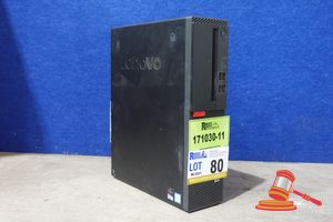 80 · LENOVO THINKCENTRE M910S PC, INTEL I5 6500 CPU 3.2GHZ, 8GB RAM, 500GB HDD, NO OS, UNTESTED SN: PC0MMR40 / AN: ITT22627, UNTESTED (SOME MARKS / NO POWER CABLE)