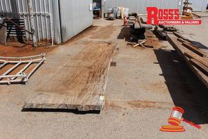 RG206 - ROSEGUM STANDARD TO SELECT GRADE 680x1200x70-90mm @ 4.5m - Rough Sawn Slab