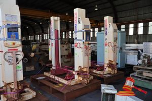 2 X Stil Koni Electric Mobile Column Lift, Model: St-1085 Fwa, Type: 38227504-15, Sn:Un251896 , Cap: 8500 Kg, 24vdc 130a / 230vac 3a, On Pallet. (B4078165) (Po 81957097/03, Plant# 1001)